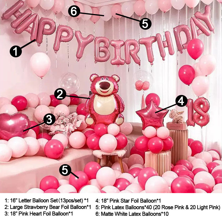 Birthday Balloon Decoration Kit