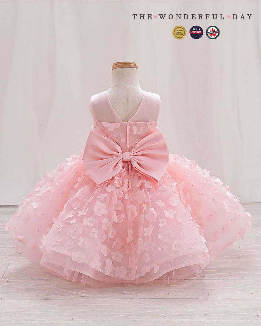 Elegant Sleeveless 3D Butterfly Tulle Princess Dress