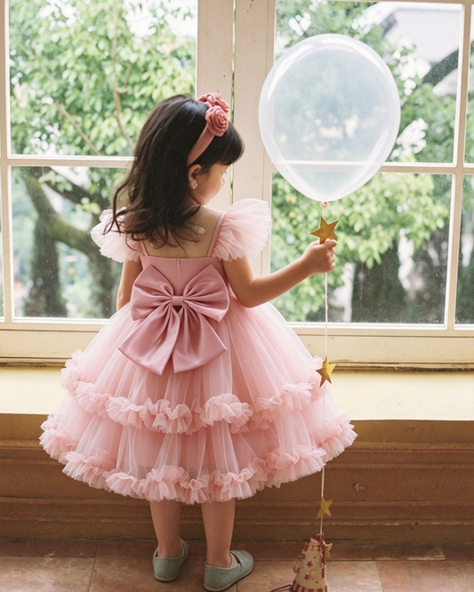 Sweetheart Neck Flutter Strap Tier Ruffle Tutu Dress