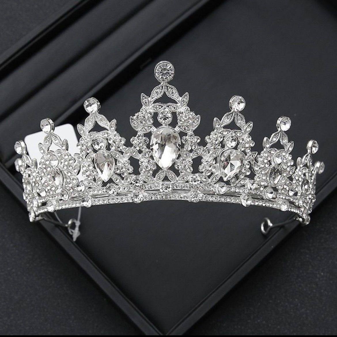Dazzling Pearl Crystal Princess Tiara