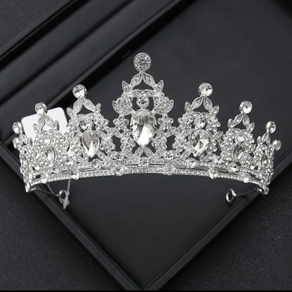 Dazzling Pearl Crystal Princess Tiara