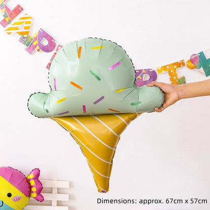 Cute Food Foil Balloon Set – Choose 4 Designs