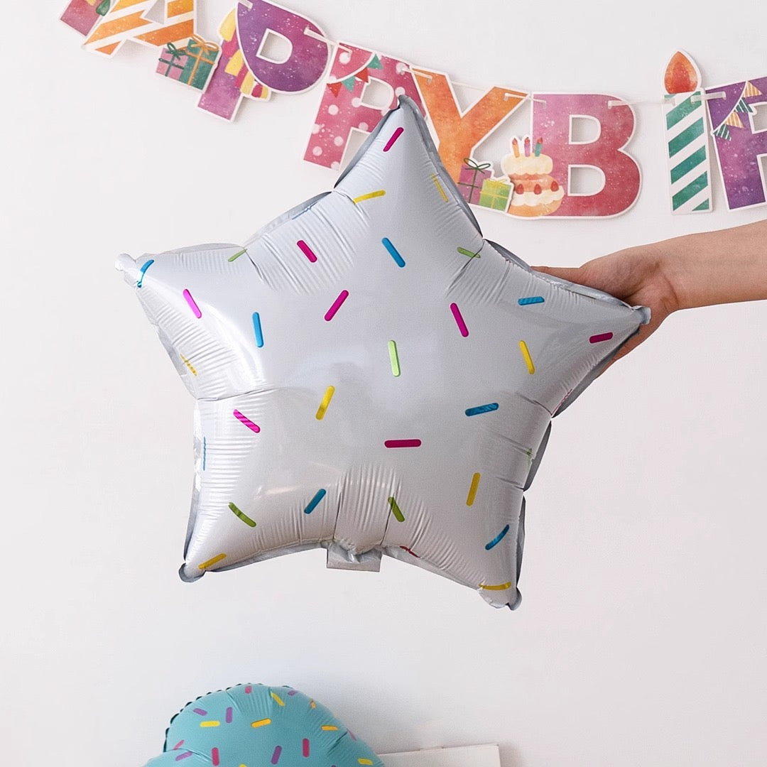 Cute Food Foil Balloon Set – Choose 4 Designs