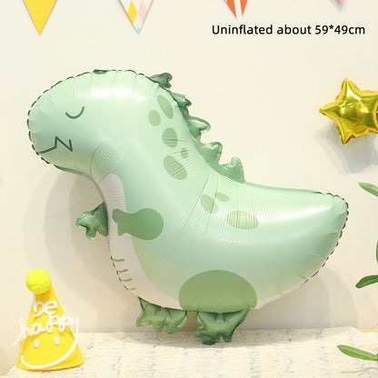 Cute Matte Animal Foil Balloons for Kids’ Birthday Party Kit (4pcs included)