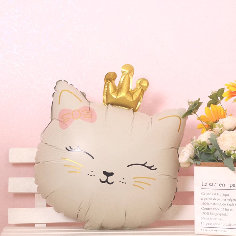 Cute Matte Animal Foil Balloons for Kids’ Birthday Party Kit (4pcs included)