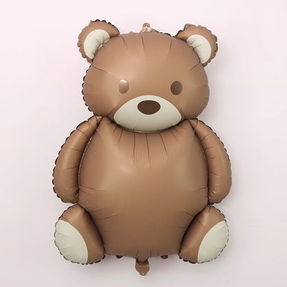 Cute Matte Animal Foil Balloons for Kids’ Birthday Party Kit (4pcs included)