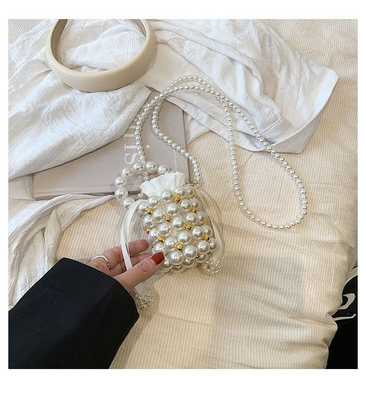 Pearl Mini Handbag for Girls – Elegant Party Accessory