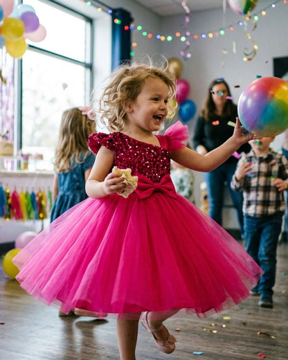 Sparkling Sequin Playful Tulle Party Dress