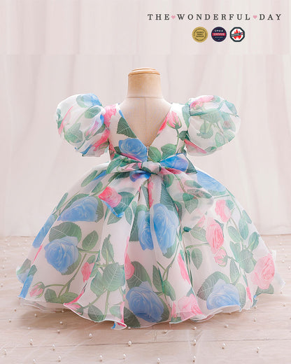 Summer Lightweight Floral Princess Dress