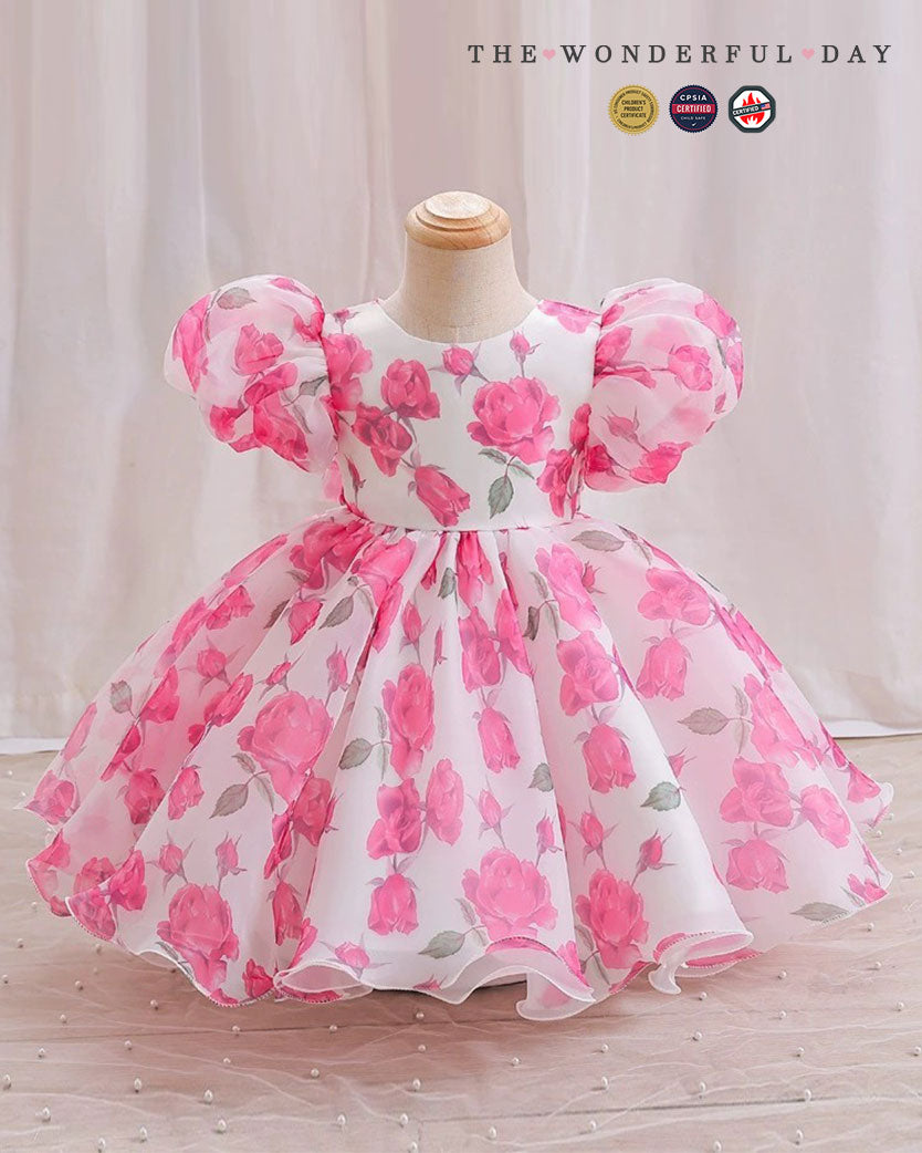 Summer Lightweight Floral Princess Dress