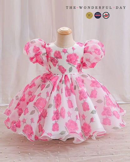 Summer Lightweight Floral Princess Dress