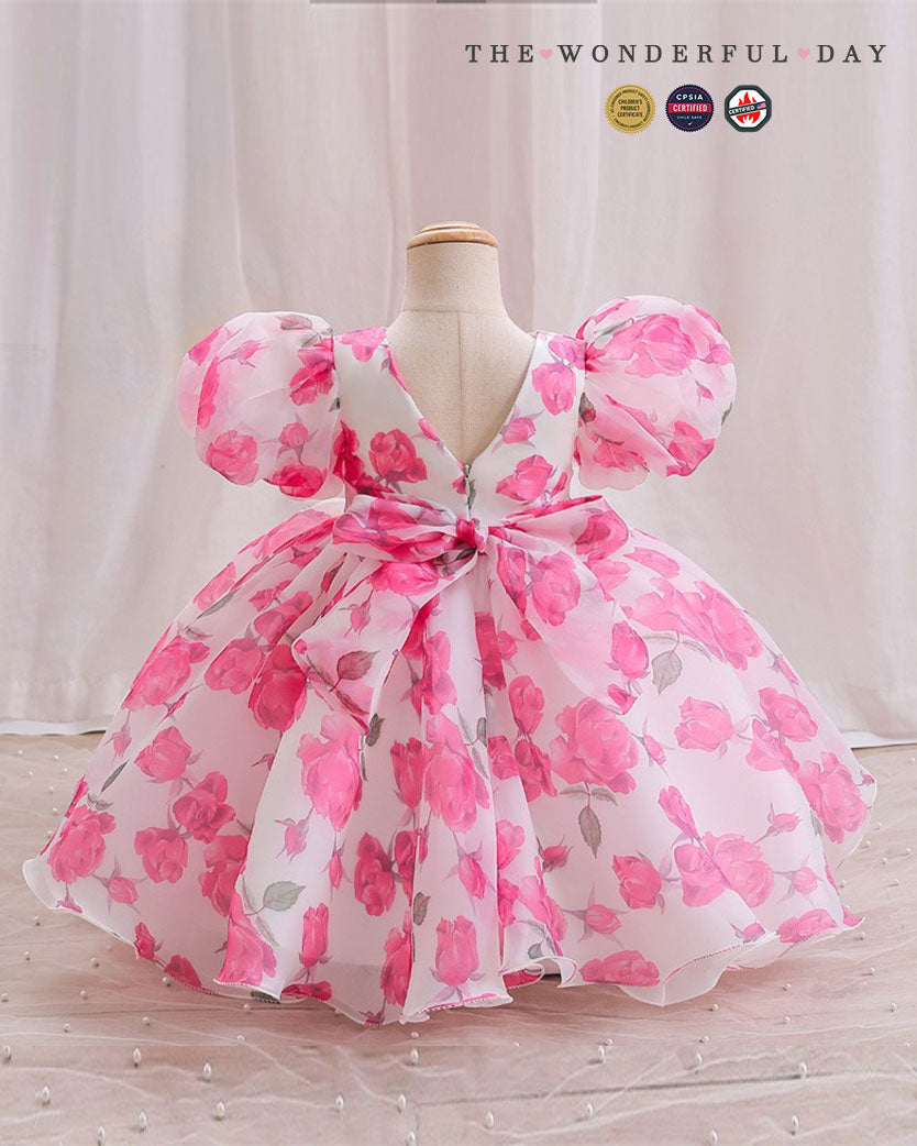 Summer Lightweight Floral Princess Dress