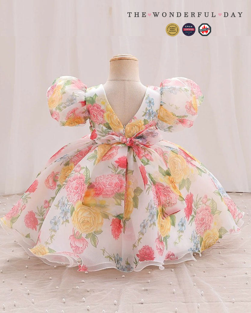 Summer Lightweight Floral Princess Dress