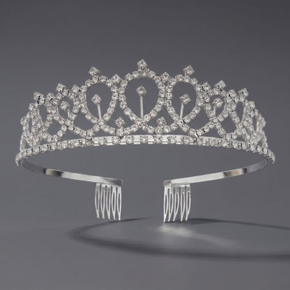 Luxury Sparkling Crystal Princess Tiara